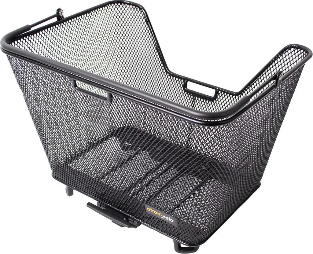 Panier de vélo Atranvelo Daily M 22L noir avec fixations AVS incluses