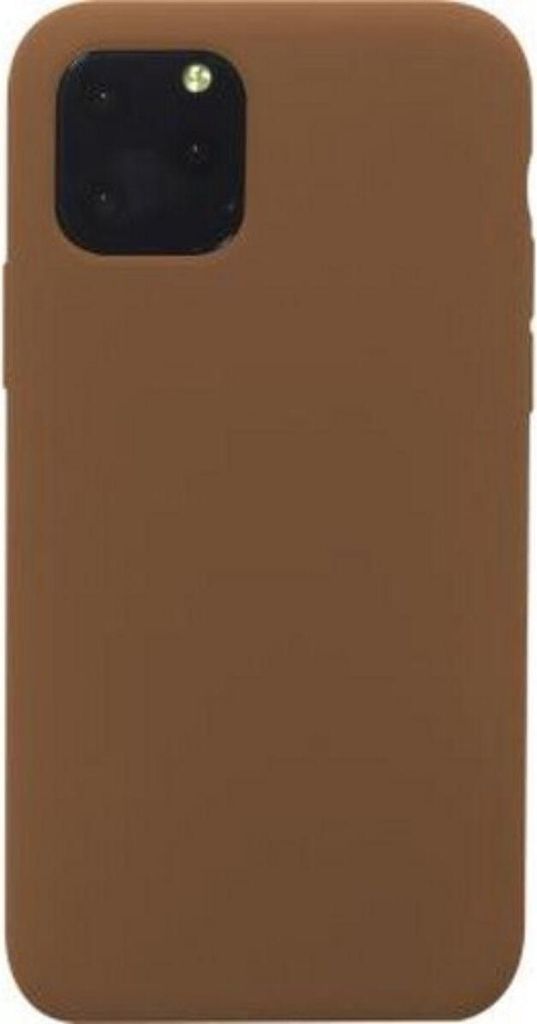 BigBen Connected, Hülle für Apple iPhone 11 Pro Starres Soft-Touch-Silikon, Braun