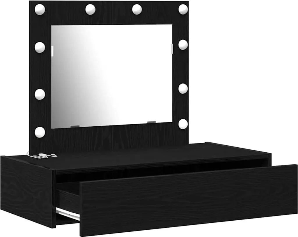 Toletta Compatta vidaXL Nera 83x40x70cm - Ottimizzazione Spazio Camera - 3