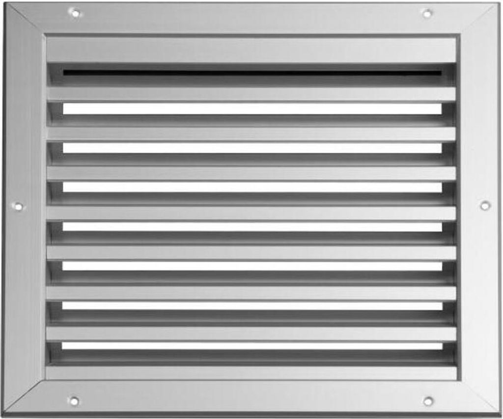 UPMANN Wetterschutzgitter Alu-Profil 300 x 200 mm eloxiert - 54897