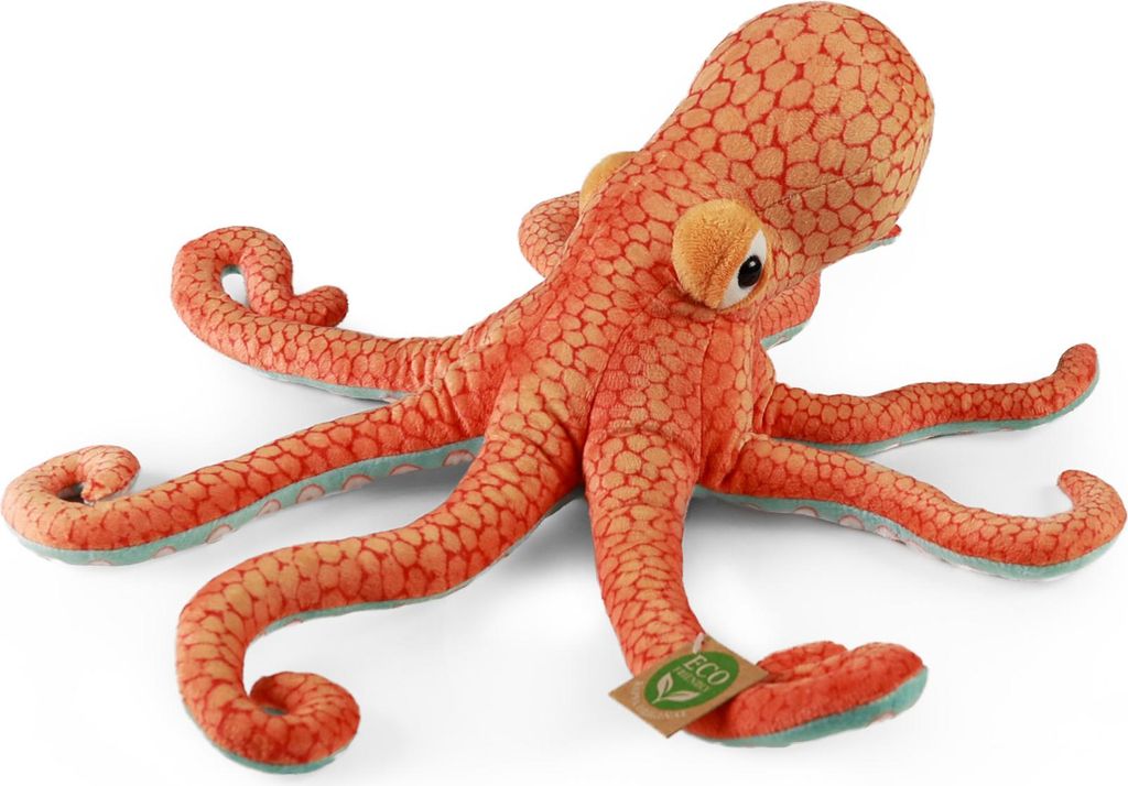 Peluche Polpo 36 Cm Ecologico Immagine del prodotto 