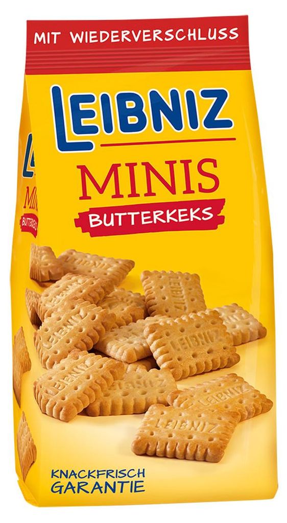 Leibniz Minis herbatniki maślane z zamknięciem 150g Zdjęcie produktu 