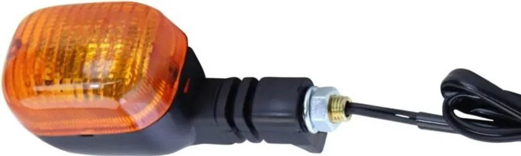 Indicatore per BMW F 650 (vetro arancione) con numero E anteriore destro / posteriore sinistro - 3