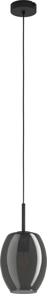 EGLO Hängelampe Cadaques, Pendelleuchte Esstisch, Hängeleuchte, Esszimmerlampe hängend, E27, Ø 18 cm