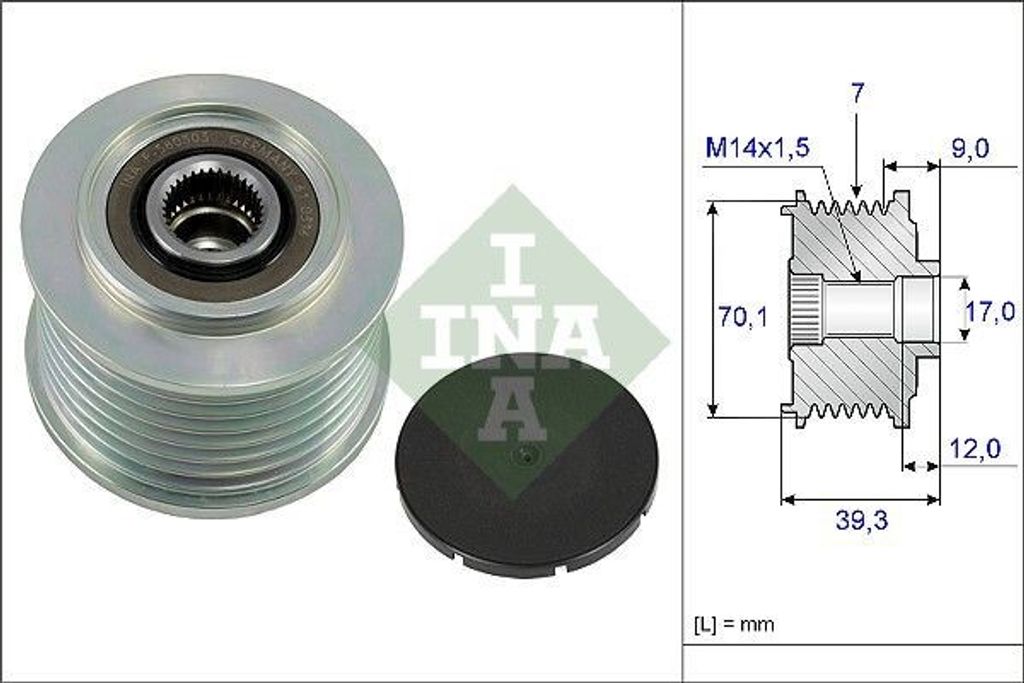 Ina Generatorfreilauf 535 0214 10