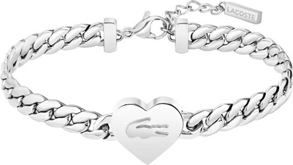 Lacoste Love My Croc Bracciale Acciaio 2040463 Gioiello Donna Romantico