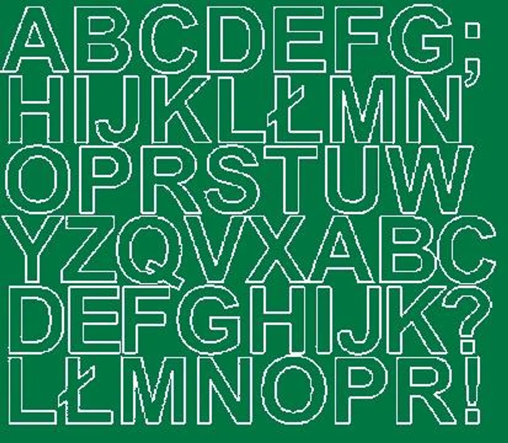 Lettere Verde Brillante Autoadesive 3cm - Qualità Garantita