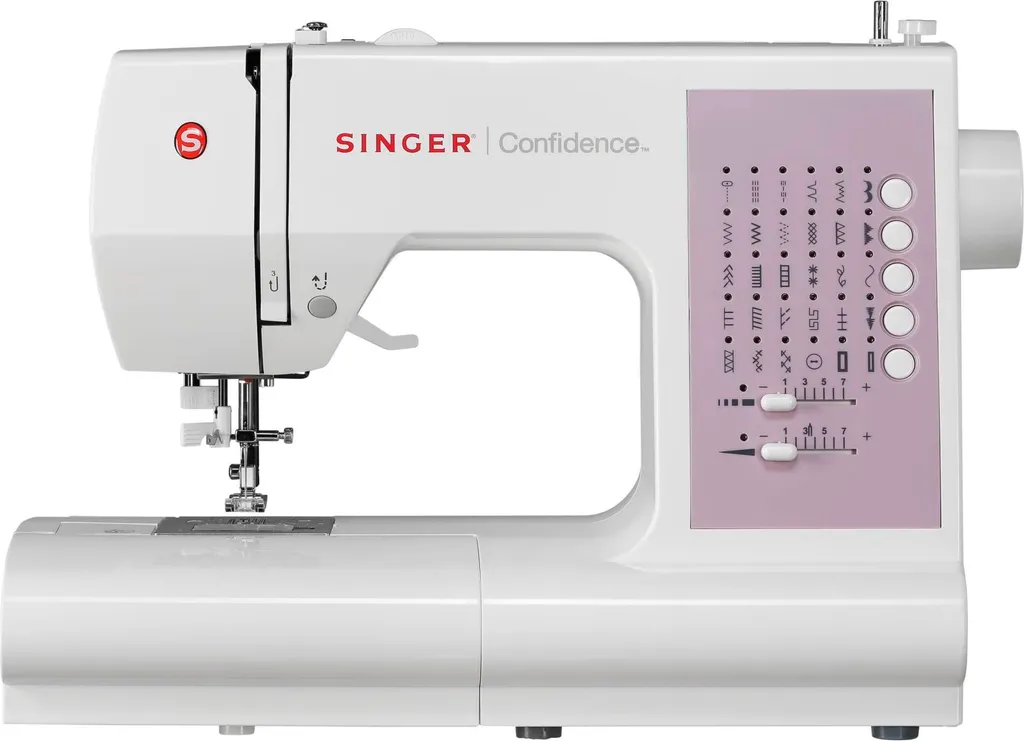 Machine à coudre SINGER Confidence 7463 blanche avec 30 points intégrés - 6