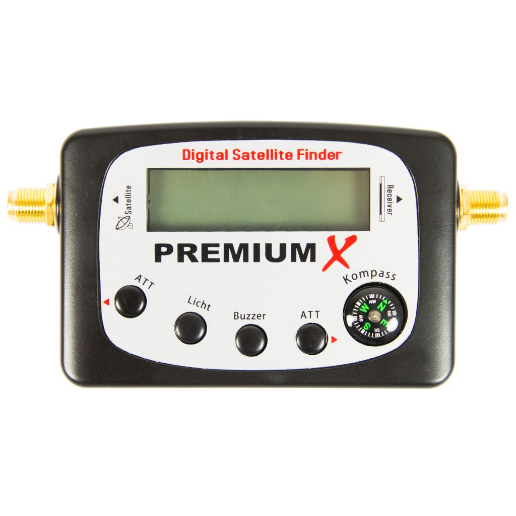 HDTV Digital Satellite Finder Signal Meter Tester Dish SAT LCD Display Compass 