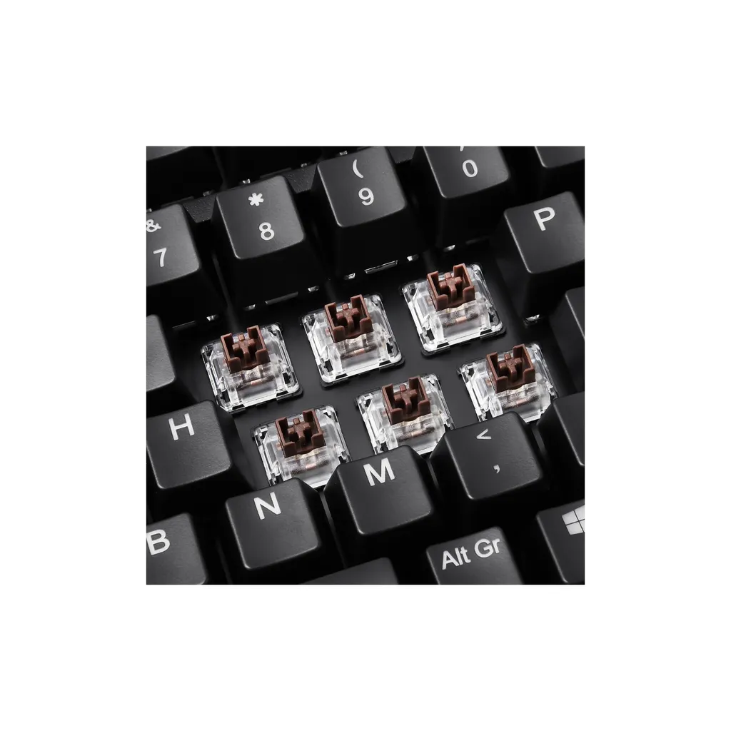 Perixx PERIBOARD-522 Clavier filaire boule de commande 55mm noir US Pro - 3