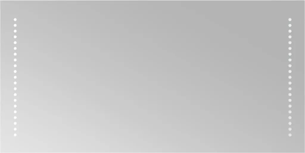 specchio da bagno vidaXL LED 40x80 cm