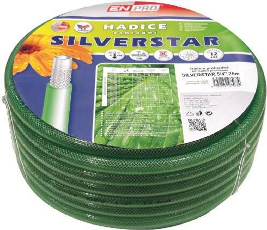 Priehľadná hadica SILVERSTAR 5/4", 25 m Obrázok produktu 