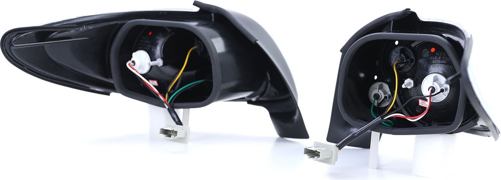 Klarglas Rückleuchten Schwarz für Peugeot 206 CC Coupe Produktbild 8