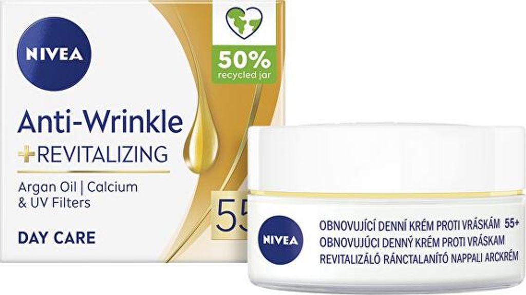 Nivea Anti-Wrinkle erneuernde Tagescreme + Revitalizing Day Produktbild 