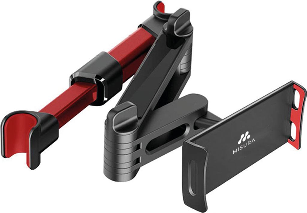Skládací držák tabletu a mobilu do auta-BLACK/RED Obrázek produktu 