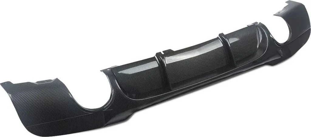 Diffuseur BMW E90 E91 Pack M Look Carbone - Double Sortie 328i 335i