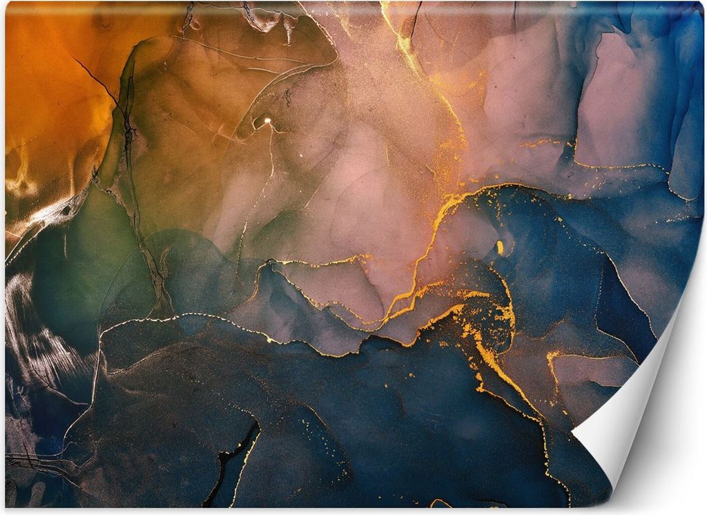 Vlies fototapete Buntes Abstraktes 200x140 cm Feeby Bunt inkl. Kleber einfache Montage
