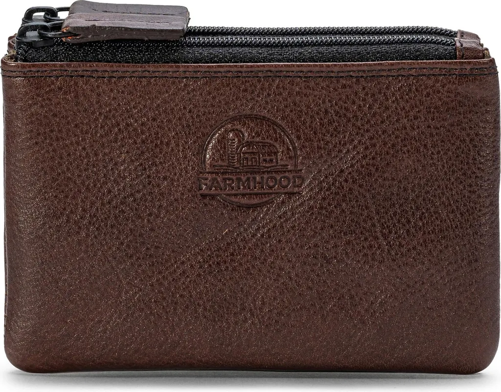 Farmhood Memphis Key Case Dark Brown - Astuccio Chiavi in Vera Pelle