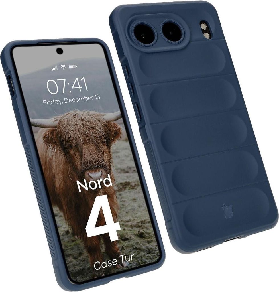Pancerne etui Bizon Case Tur do OnePlus Nord 4, granatowe Produktbild 
