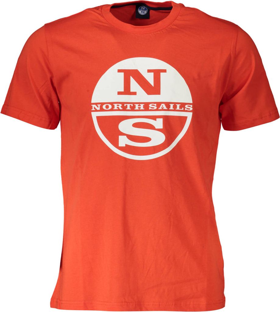 North Sails Herren KURZARM-T-SHIRT Rot 902504000_89DA15D_ROSSO0177 : Größe - L Größe: L