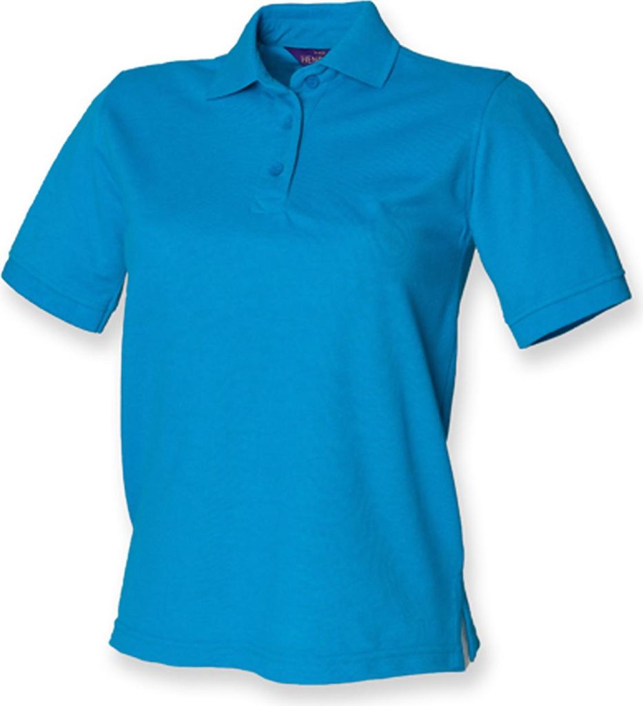Henbury H401 | Polo da donna in piqué 65/35 - Colore: Blu Immagine del prodotto 
