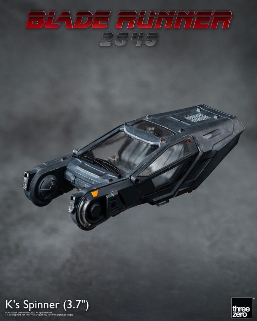Threezero Blade Runner 2049 K ́s Spinner-fahrzeug 10 Cm Blau Blau One Size