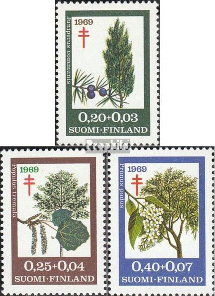Briefmarken Finnland 1969 Mi 657-659 (kompl.Ausg.) gestempelt Bekämpfung der Tuberkulose