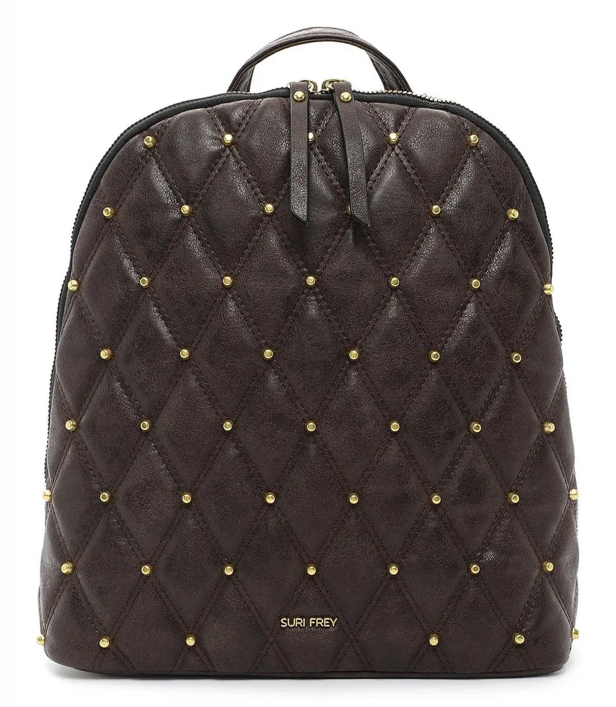 Sac à dos de loisirs marron foncé Corey par SURI FREY format médium