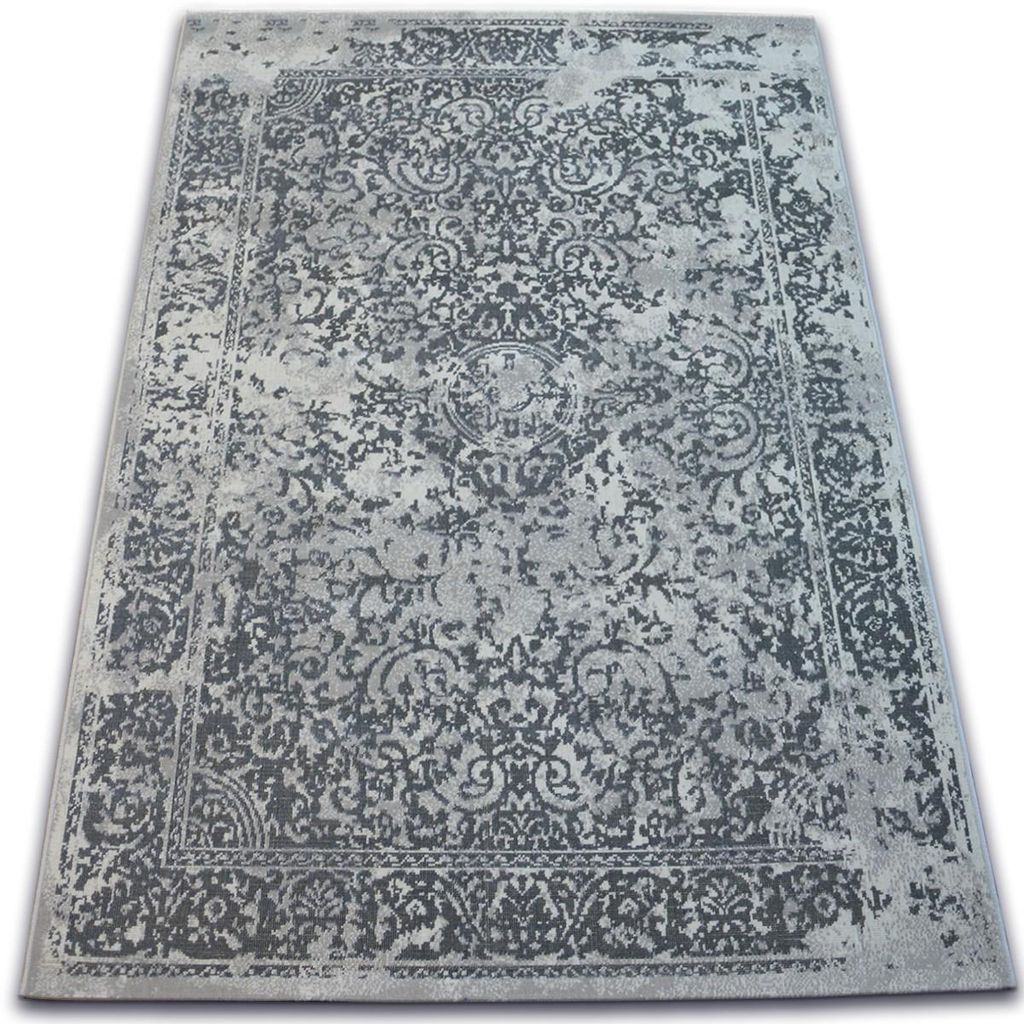 Alfombra VINTAGE 22208/356  roseta clásica gris 200x290 cm Imagen del producto 