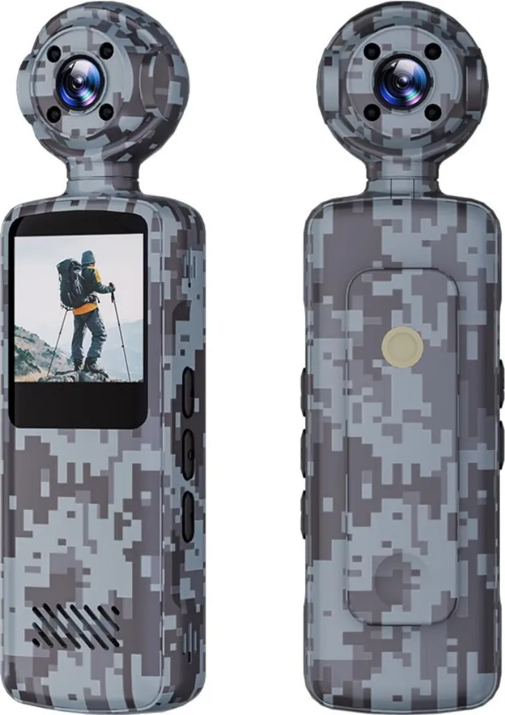 Caméra piéton HD V6 WiFi camouflage pour surveillance mobile et sport
