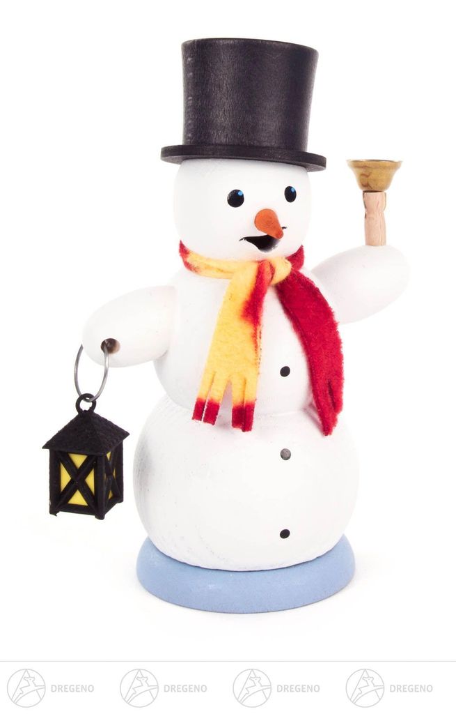Räuchermann - Schneemann mit Laterne
