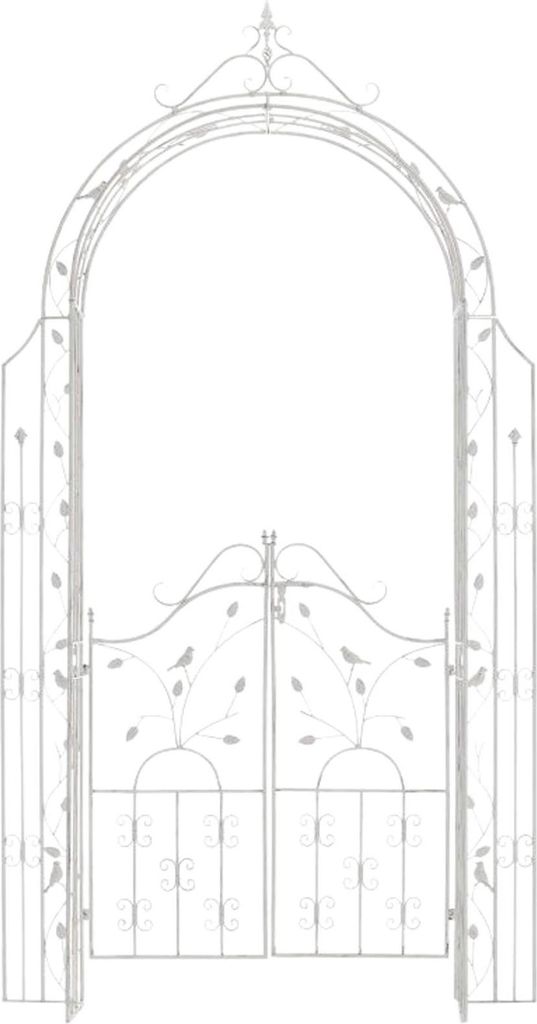 Gartenbogen mit Tor – Kletterhilfe – Hållbar järndesign