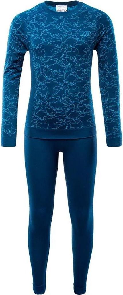 Bejo Grar Ii Funktionsunterwäsche-set Blau 122-128 cm Jungen Blau 122-128 cm