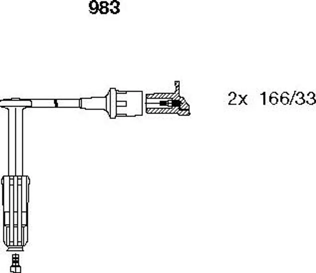 Set Cavi Accensione BREMI 983 Alte Prestazioni per Mercedes SLK e Sprinter - 1