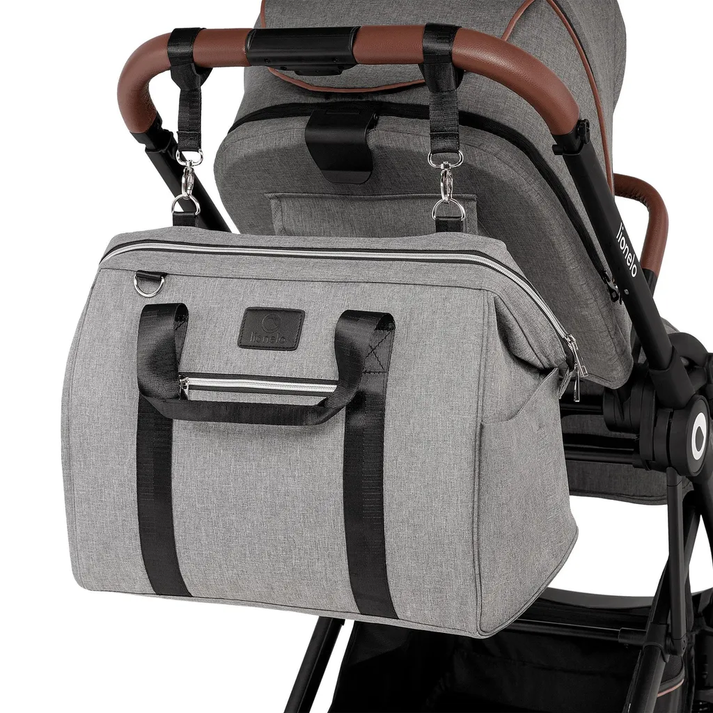 Lionelo Ida Sac à Langer Gris Organiseur de Poussette Multifonctions - 9