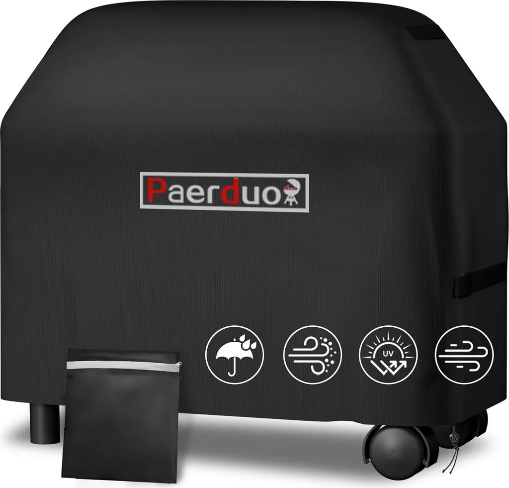 Housse de Protection Barbecue Extérieur Étanche en Tissu 420D Oxford