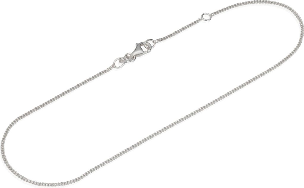 25cm 925 Sterling Silber Fußkette Panzerkette Armband 1,2mm Produktbild 