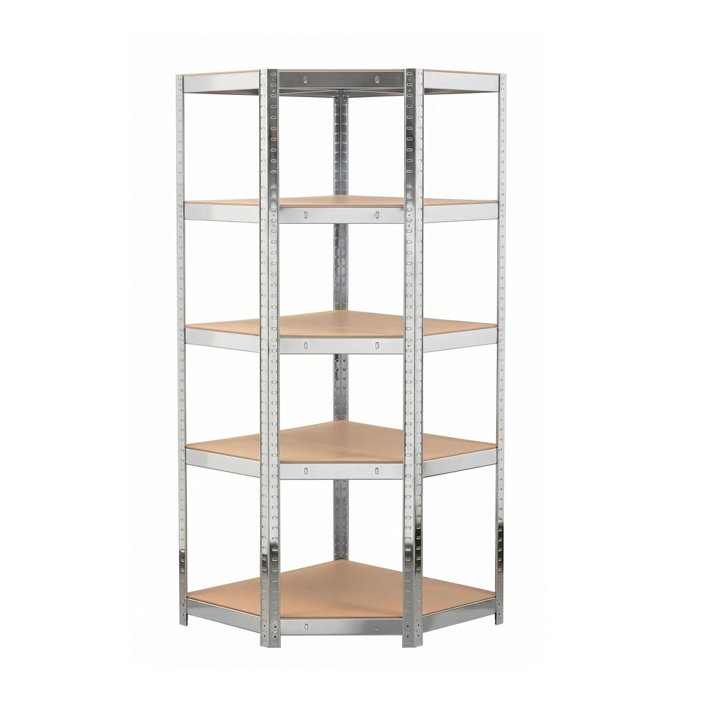 ROYSSON® Metallregal EasySHELF Eckregal 180x100x70 cm Produktbild 