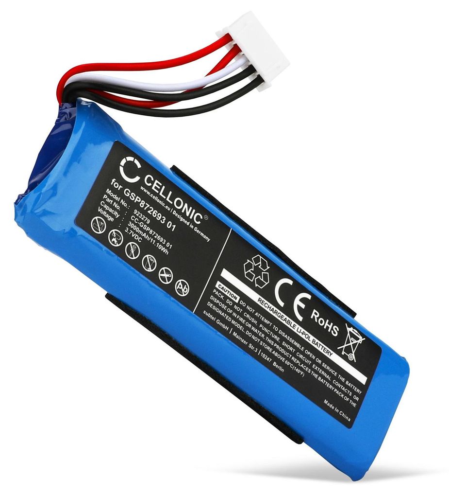 CELLONIC 1x Batteria per Altoparlante Compatibile con JBL Immagine del prodotto 