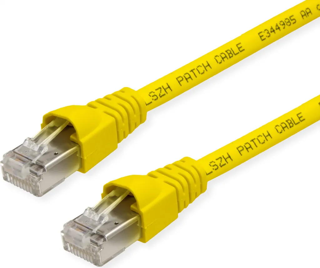 Cavo Ethernet 15m Telegärtner Cat.7 Giallo SFTP - Qualità Tedesca Vera