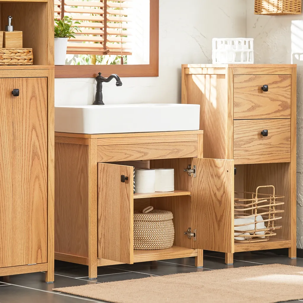 Rangement sous-lavabo 60x60x35cm pour Optimiser les Petites Surfaces - 2
