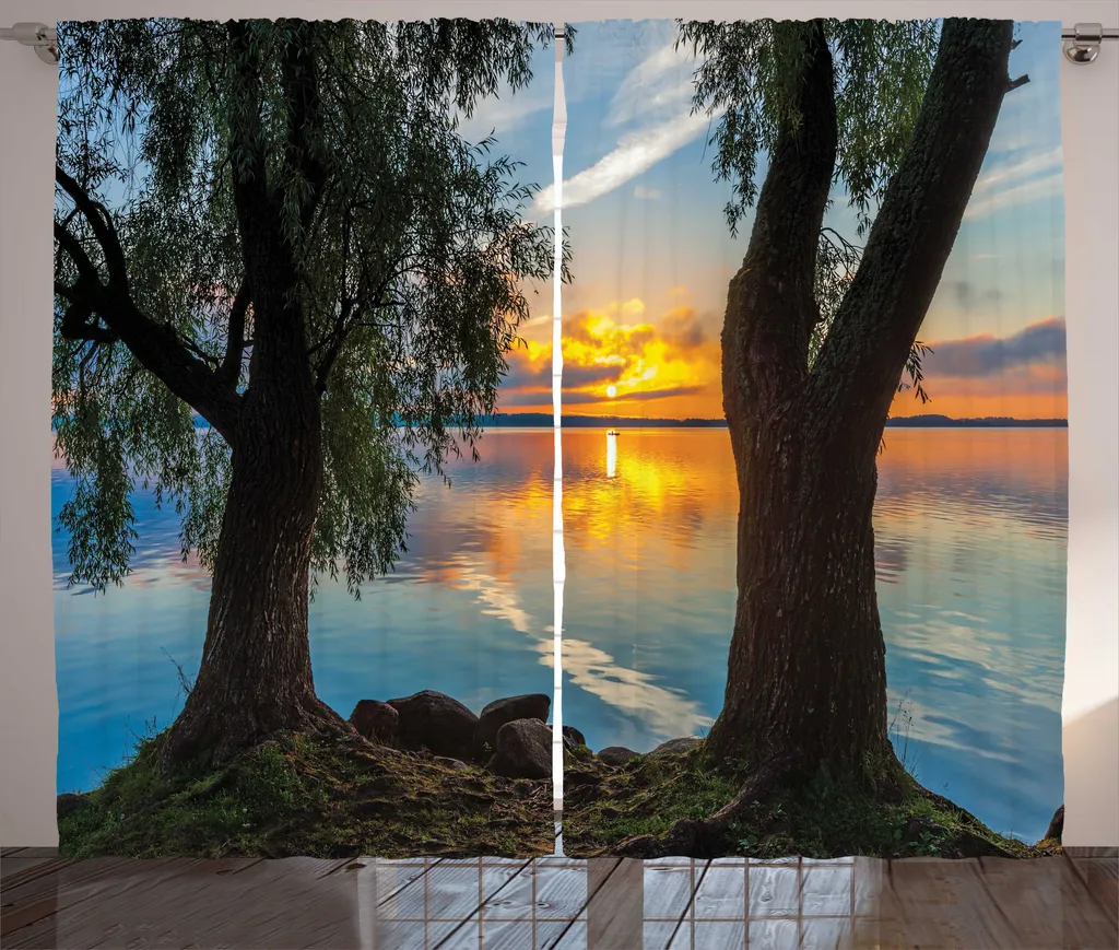 Tenda Rustica ABAKUHAUS Alba sul Lago 280x175 cm per Soggiorno
