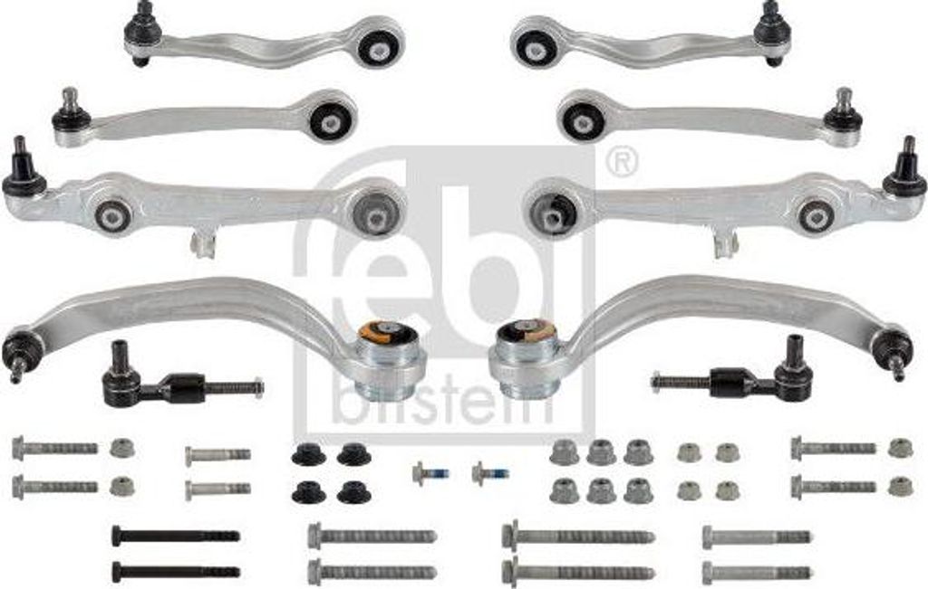 FEBI BILSTEIN 21500 Reparatursatz, Querlenker OE 8D0498998 kompatibel mit A4 8D, A6 4B, Passat 3B