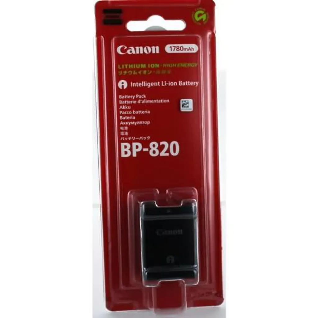 Batterie BP-820 de 1780 mAh - Capacité Optimale 7,4V pour Vidéo Canon