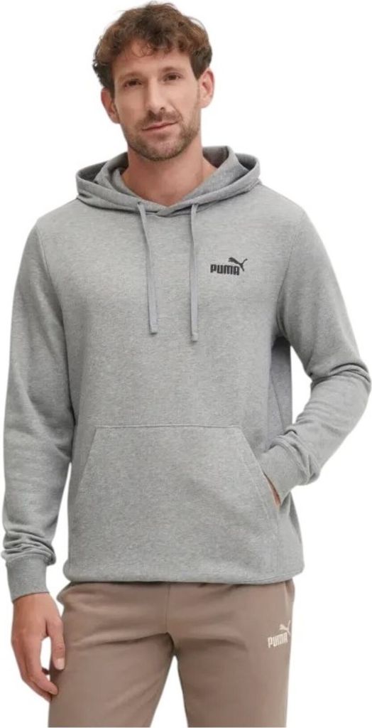Puma ESS Small No. 1 Logo Hoodie TR - grau, Größe:L