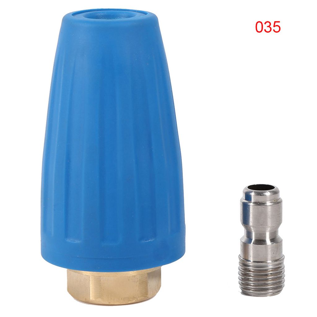 1/4" Schnellanschluss-Hochdruckreiniger-Reinigungszubehör Sprühturbodüse 3000 PSI 3.5