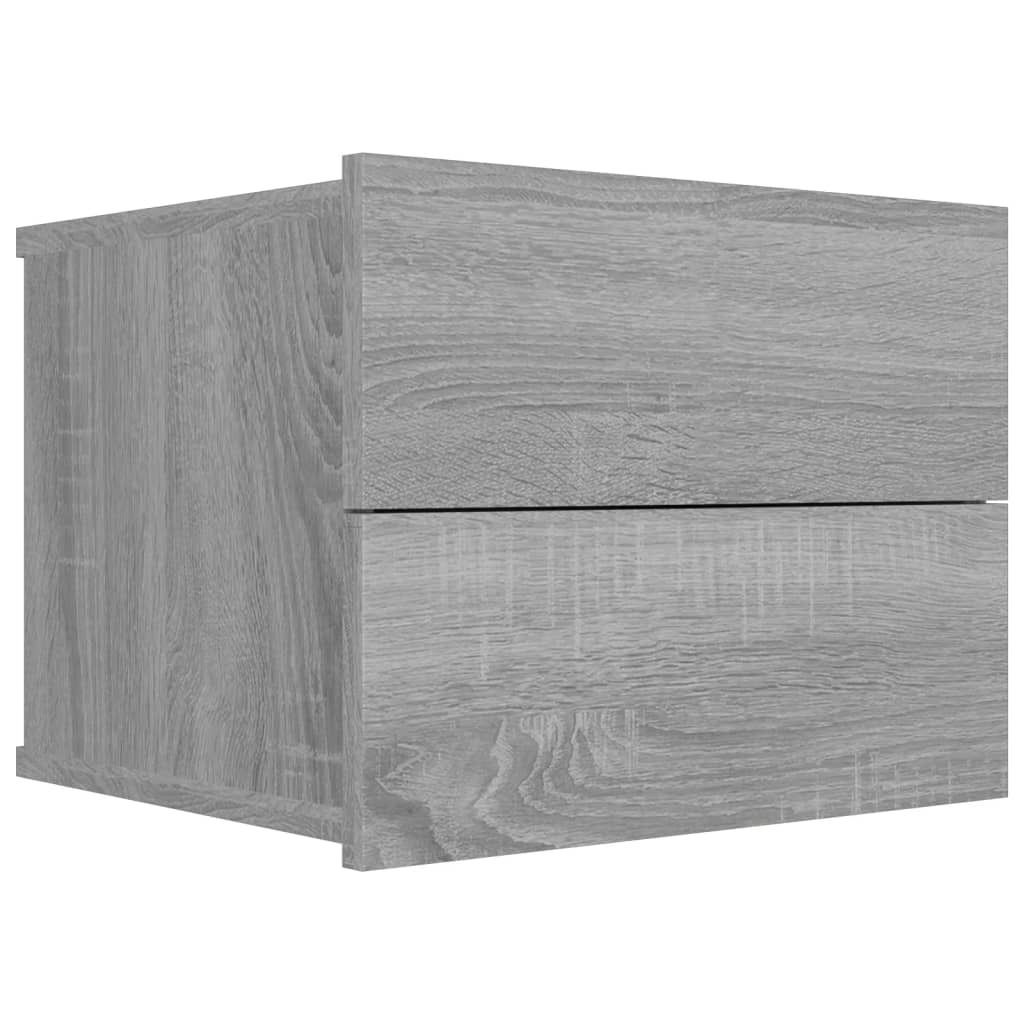Maison Exclusive Nachttisch Grau Sonoma 40x30x30 cm Holzwerkstoff