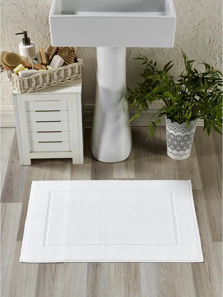 Tappeto Bagno Tradizione Hotel 50x70 | Spugna Bianca 700g Cotone