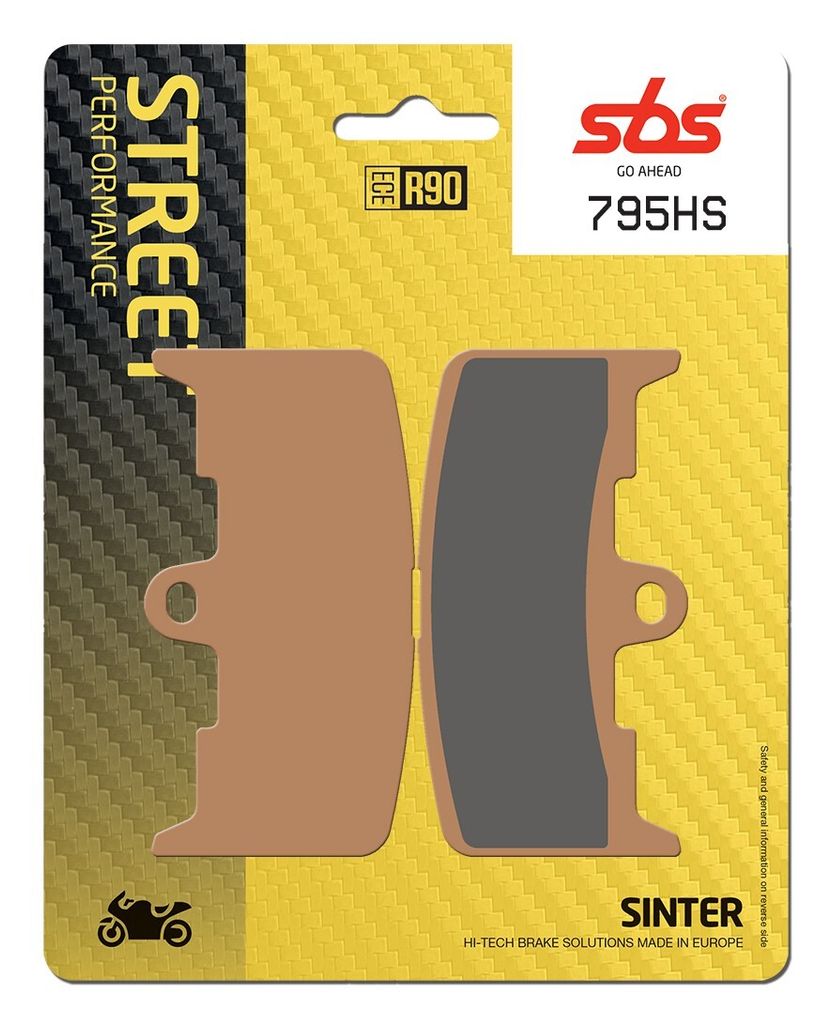 Bremsbelag SBS 795HS (Satz pro Scheibe) Street Sinter
