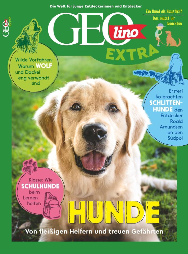 GEOlino Extra / GEOlino extra 104/2024 - Hunde: Monothematisches Themenheft für kleine Abenteurer